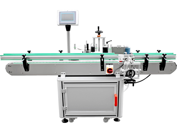 立定圓瓶定位貼標(biāo)機(jī)